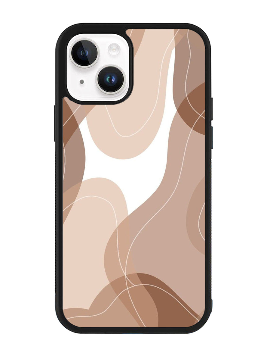 brown cream iPhone 15 Case OV11186