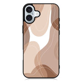 brown cream iPhone 16 Plus Case QC11186