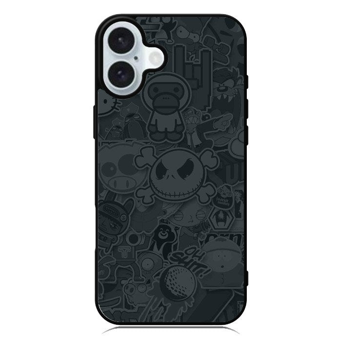 Graffiti Cartoon iPhone 16 Plus Case QC11101