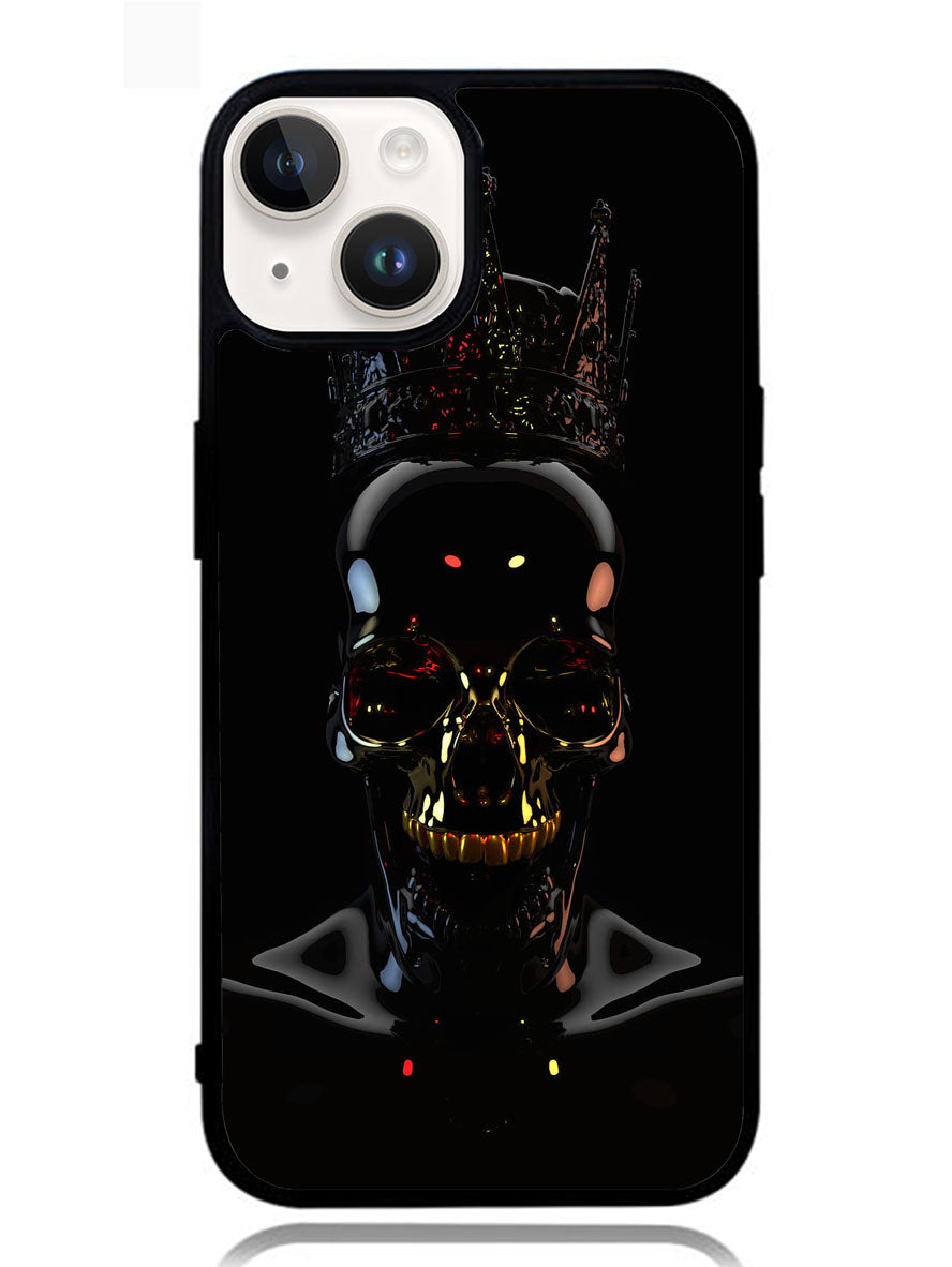 skull black iPhone 14 Plus Case OV11028