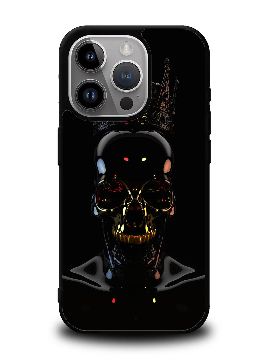 Skull Black iPhone 16 Pro Case