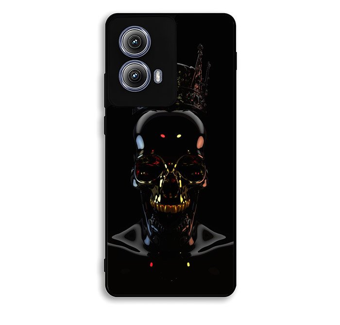 Skull Black Motorola Moto Edge 2024 Case OV4649
