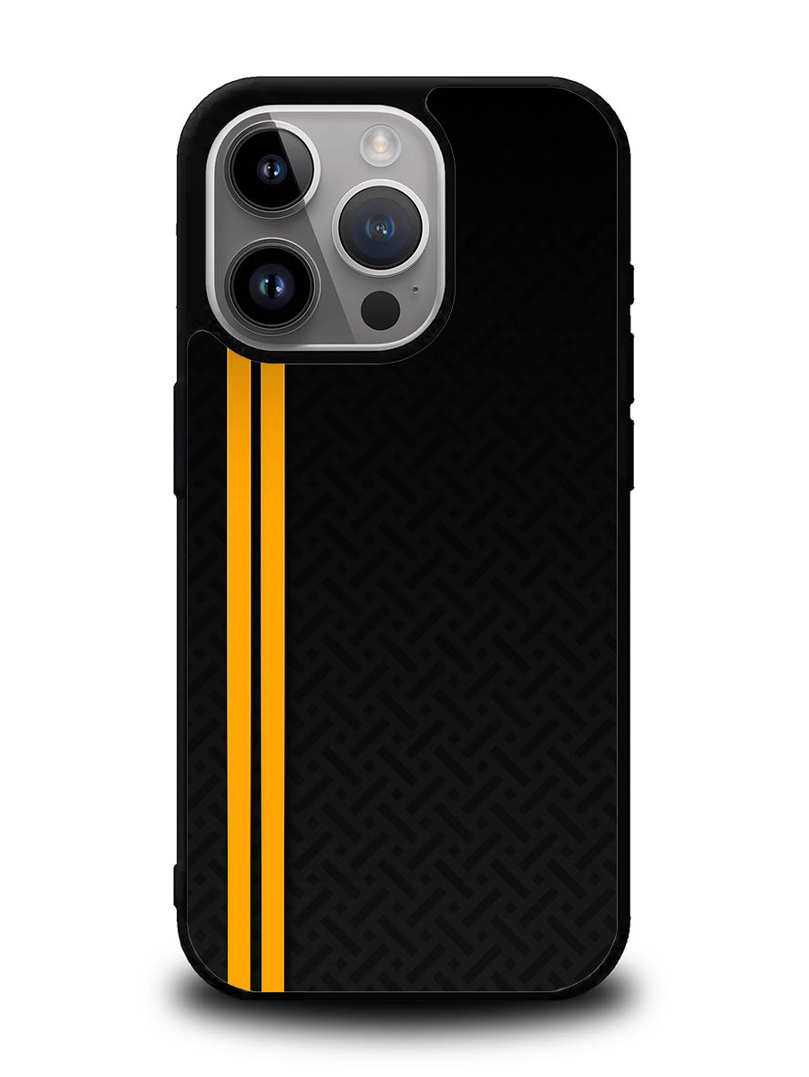 Abstract Yellow Lines iPhone 14 Pro Case QC10708