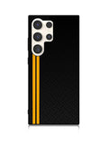 Abstract Yellow Lines Samsung Galaxy S25 Ultra 5G Case QC10708