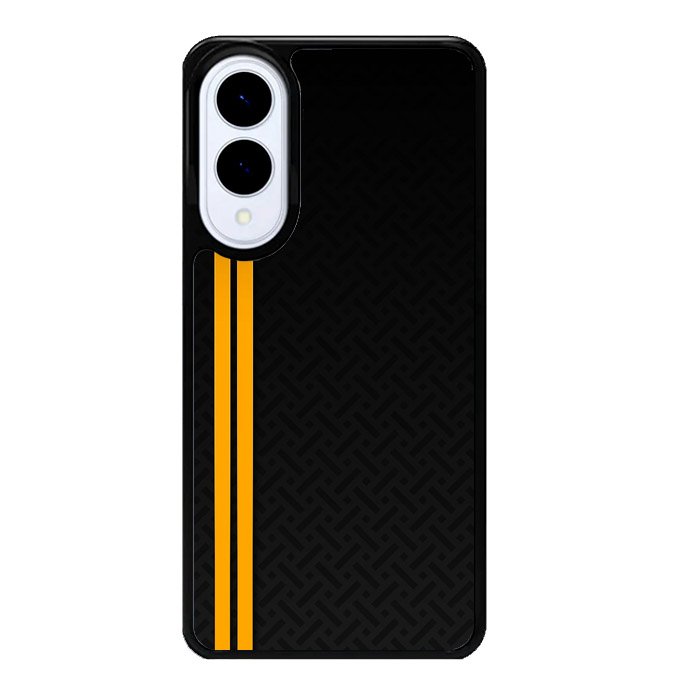Abstract Yellow Lines Samsung Galaxy S25 Edge 5G Case OV10708