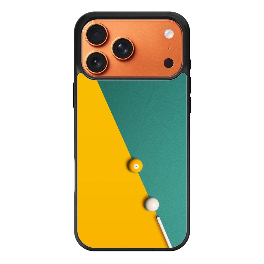 Punch holed snooker iPhone 17 Pro Case QC10796