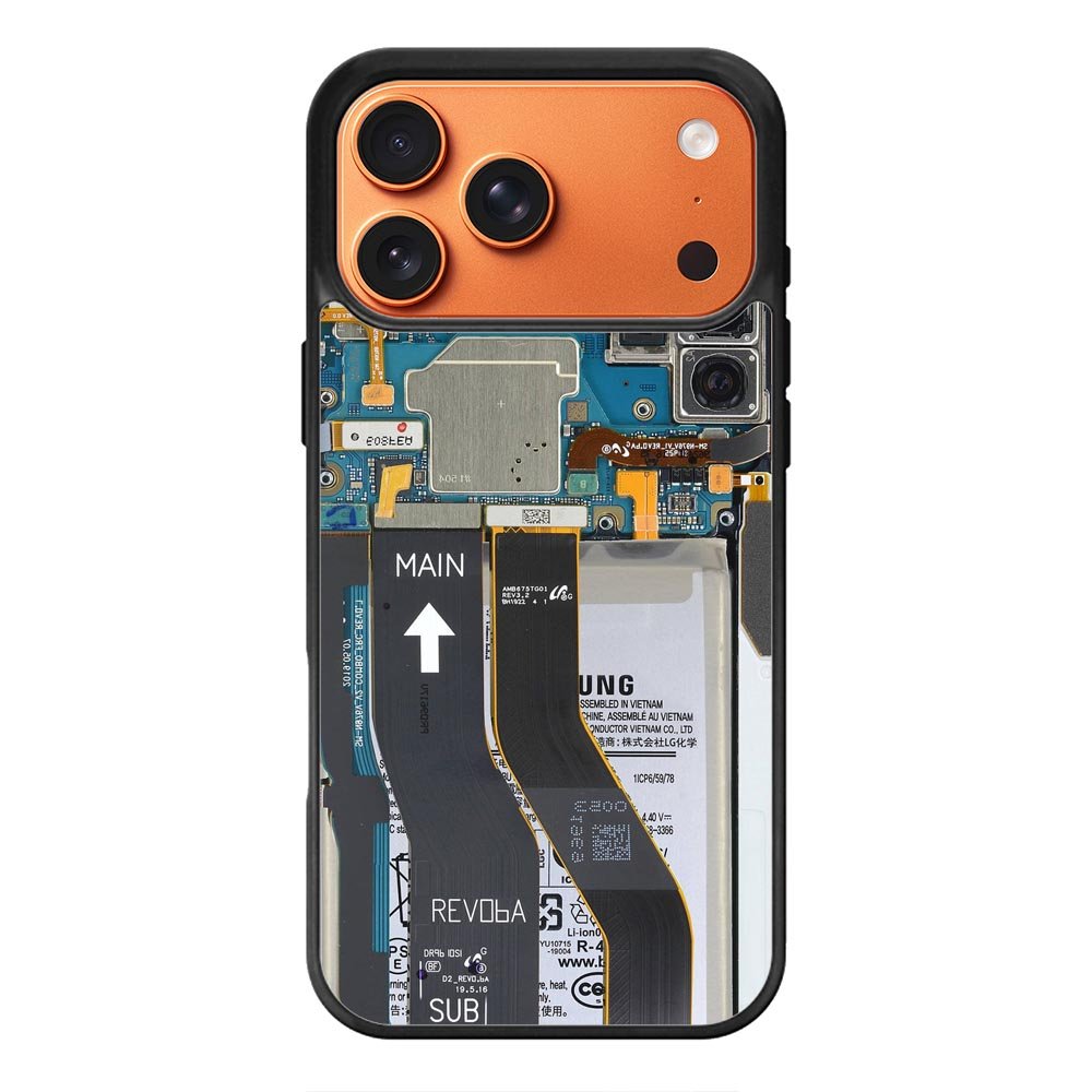 Inside electronics iPhone 17 Pro Case OV10879