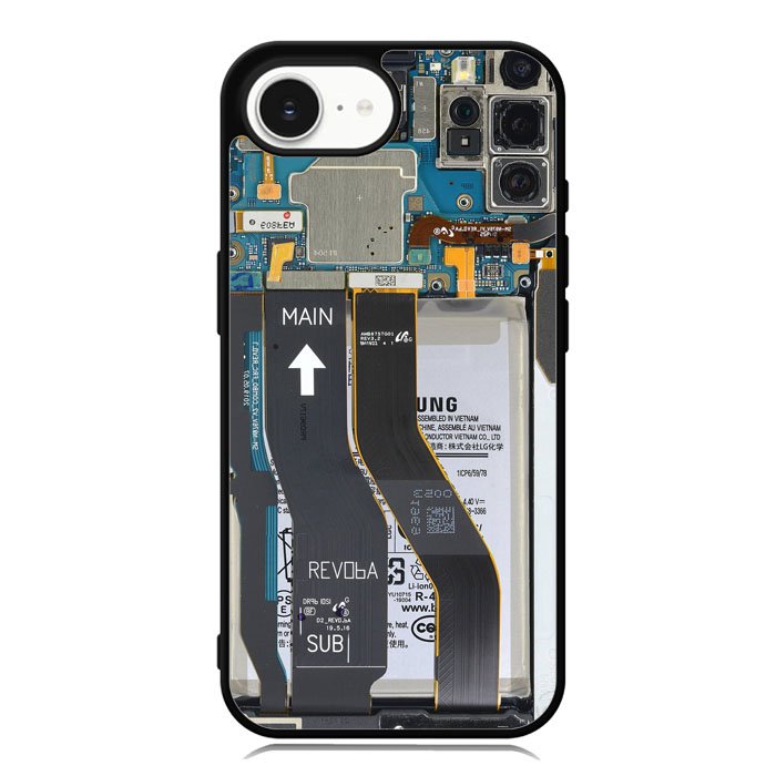 Inside electronics iPhone 16e Case OV10879