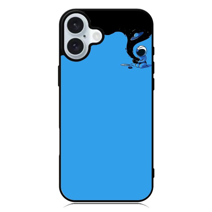 Blue Astro iPhone 16 Plus Case QC10909