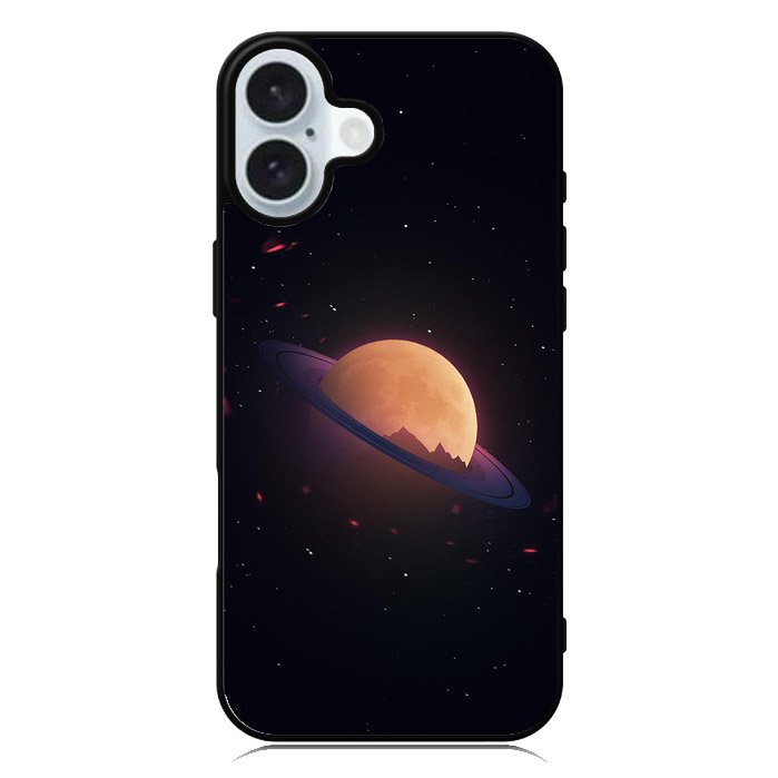 SATURN abstract iPhone 16 Plus Case QC10807