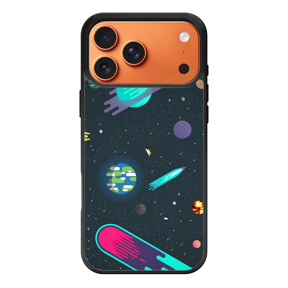 Cartoon Galaxy iPhone 17 Pro Case OV10675