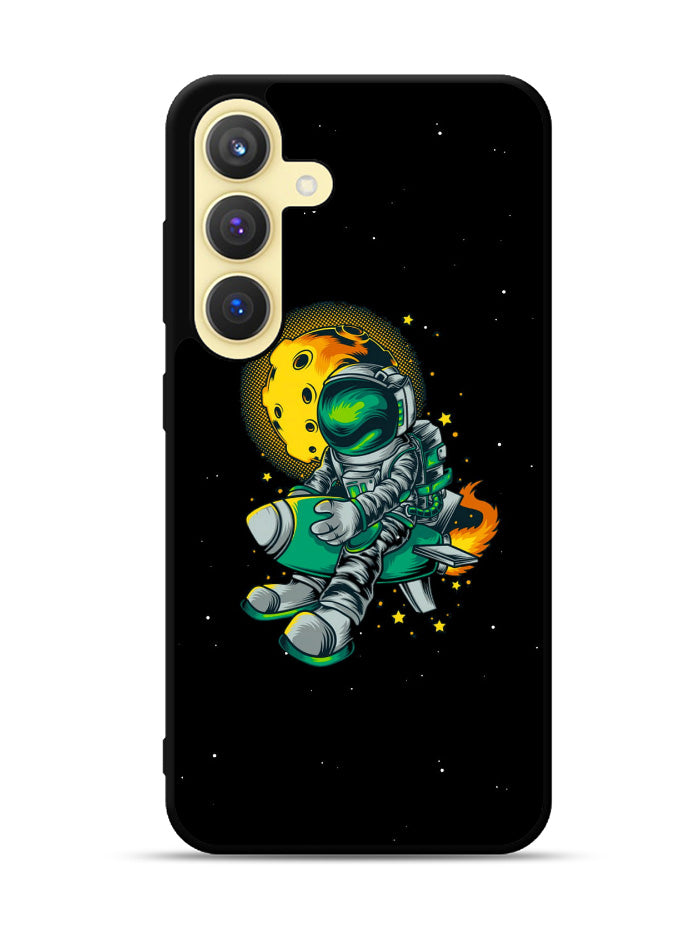 Astraunaut Black Samsung Galaxy S24 Plus 5G , Samsung Galaxy S24+ 5G Case OV10638