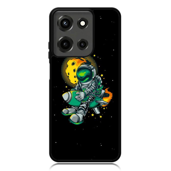 Astraunaut Black Motorola Moto G 5G 2025 Case OV10638