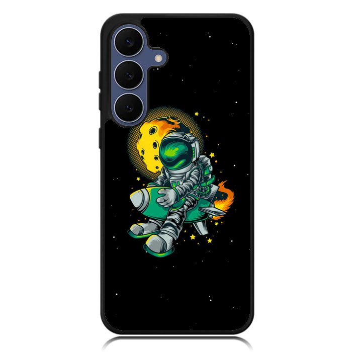 Astraunaut Black Samsung Galaxy S25 FE Case OV10638
