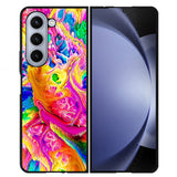colorful paint FLX0450 Samsung Galaxy Z Flip 5 , Z Flip 4 , Z Flip 3 ,  Z Fold 5 , Z Fold 4 , Z Fold 3 5G Case