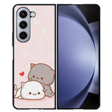 Cute cats FLX0468 Samsung Galaxy Z Flip 5 , Z Flip 4 , Z Flip 3 ,  Z Fold 5 , Z Fold 4 , Z Fold 3 5G Case