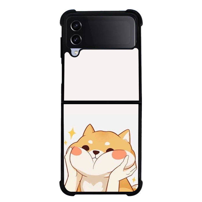 cute doggy FLX0469 Samsung Galaxy Z Flip 5 , Z Flip 4 , Z Flip 3 ,  Z Fold 5 , Z Fold 4 , Z Fold 3 5G Case