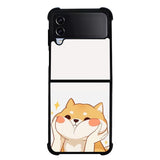 cute doggy FLX0469 Samsung Galaxy Z Flip 5 , Z Flip 4 , Z Flip 3 ,  Z Fold 5 , Z Fold 4 , Z Fold 3 5G Case