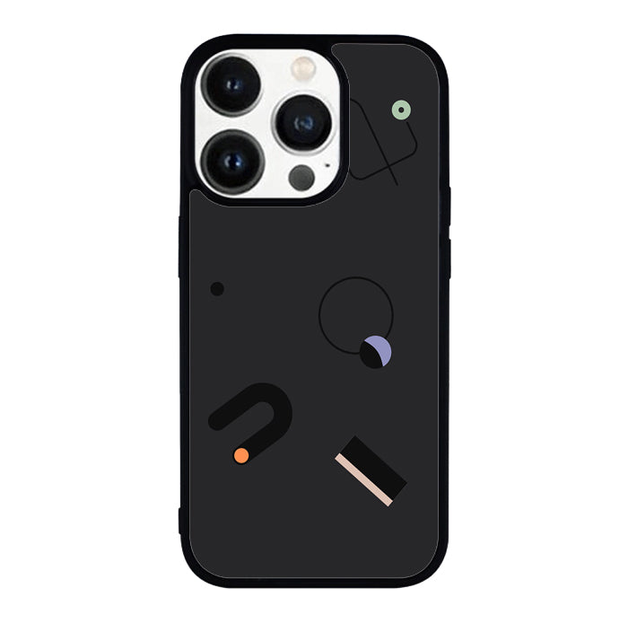 Doodle Dark FLX0470 iPhone 14 Pro Max | iPhone 14 Pro | iPhone 14 Plus | iPhone 14 Case