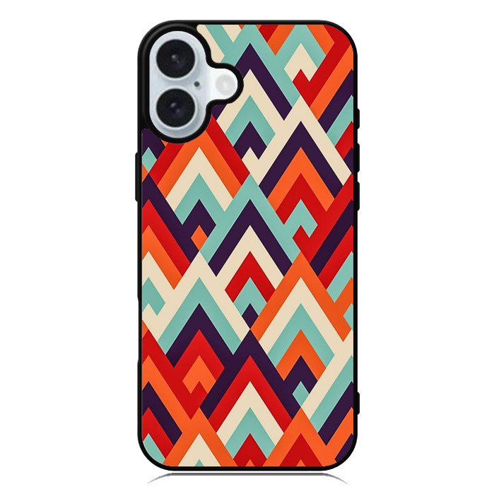 Pattern Geometric iPhone 16 Plus Case QC10998