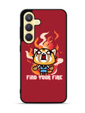 aggretsuko cartoon Samsung Galaxy S24 FE 5G Case OV10896