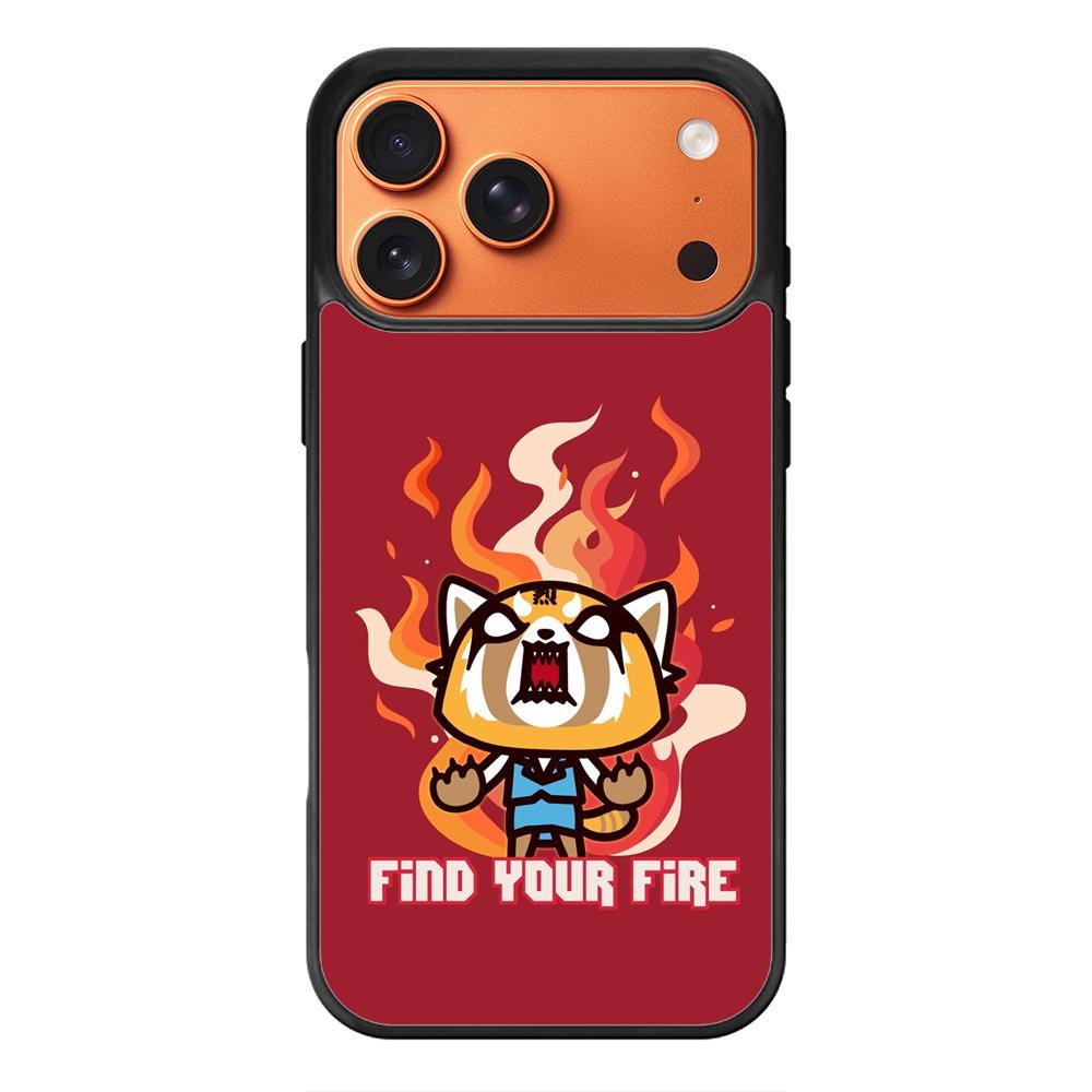 aggretsuko cartoon iPhone 17 Pro Case OV10896