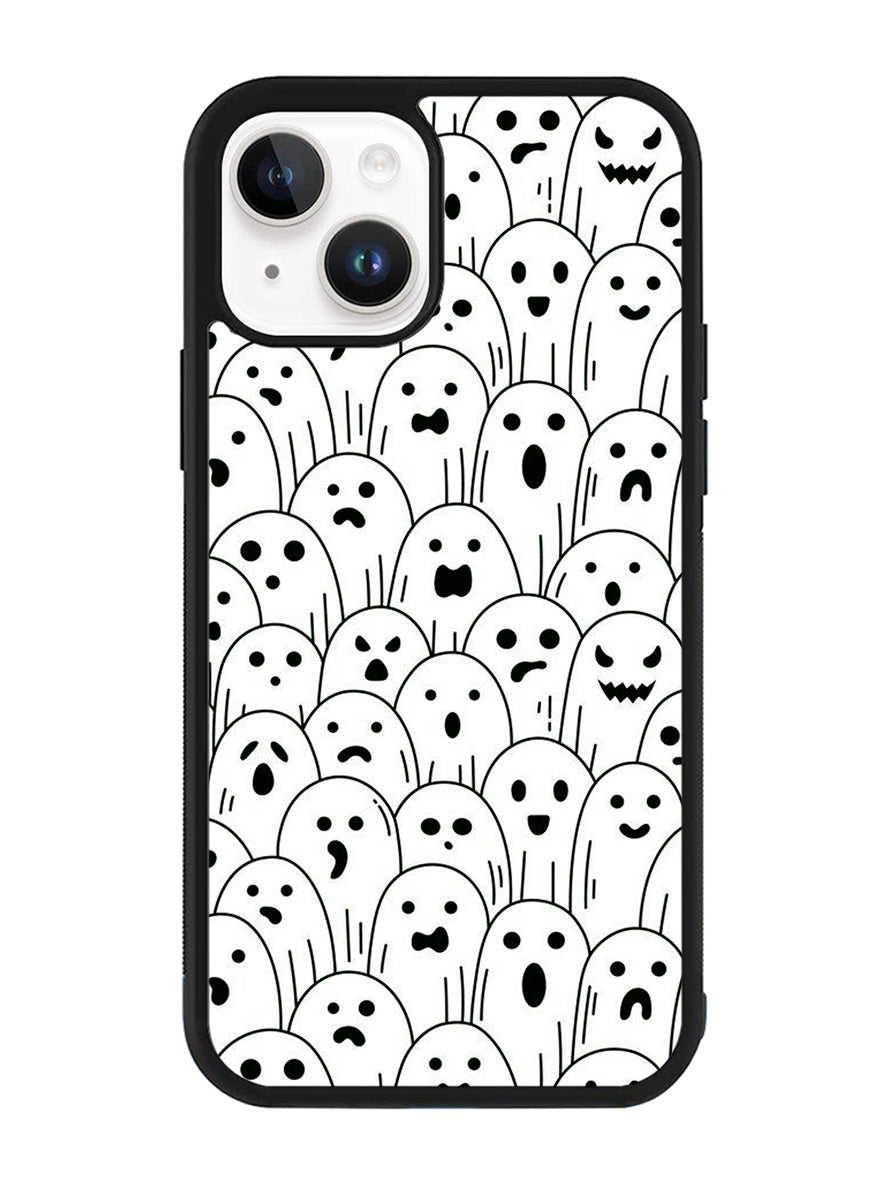 Ghost Pattern iPhone 15 Plus Case OV10580