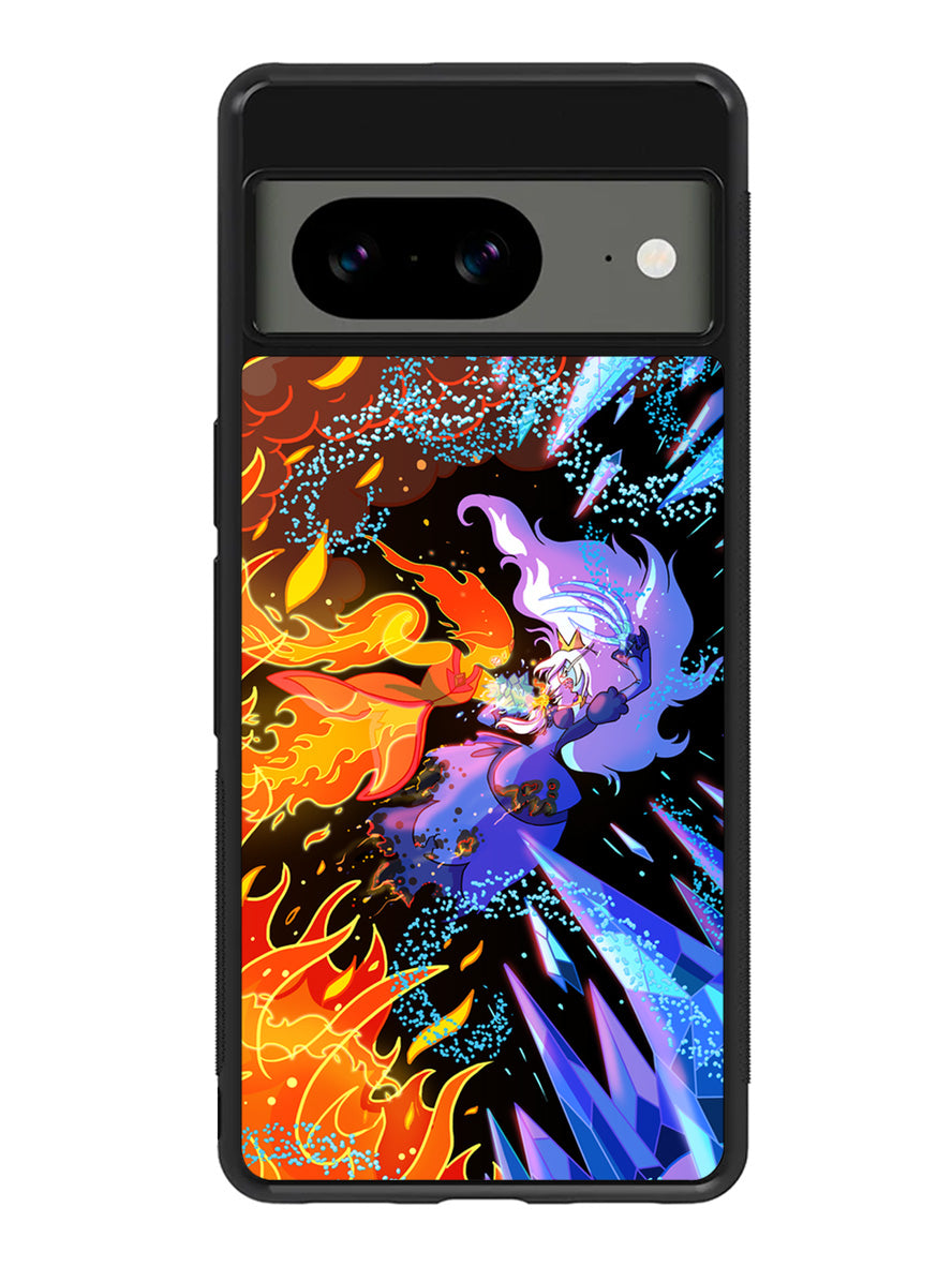 Adventure Time Ice King VS Flame Princess Google Pixel 8A Case QC10629