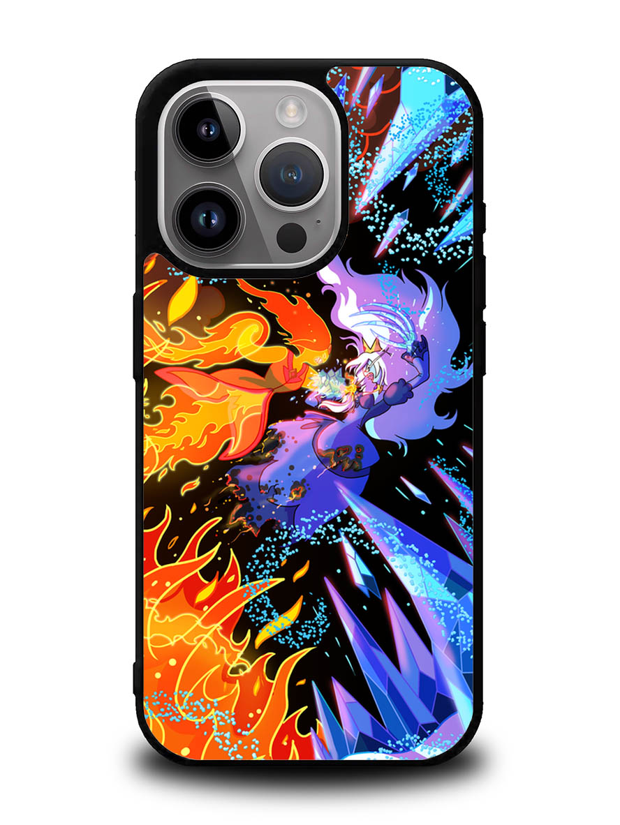 Adventure Time Ice King VS Flame Princess iPhone 16 Pro Case OV10629