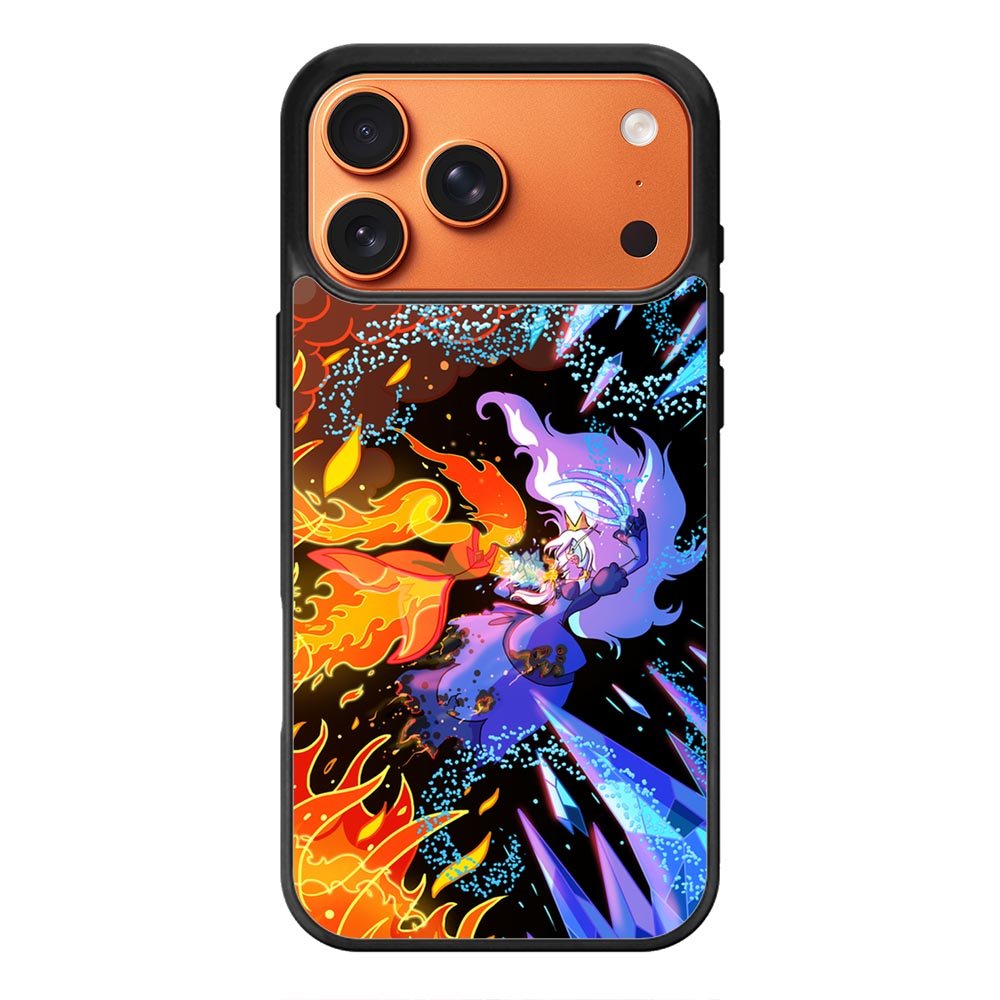 Adventure Time Ice King VS Flame Princess iPhone 17 Pro Max Case QC10629