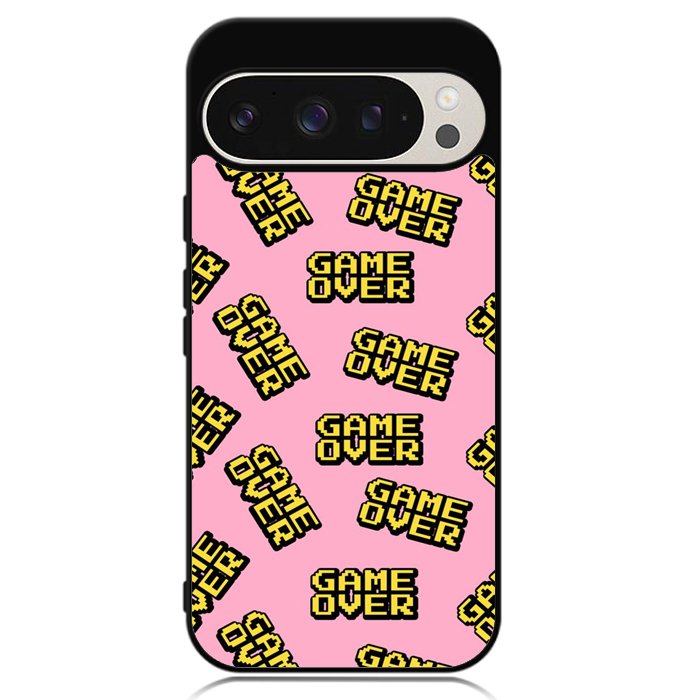 Game Over Pattern Google Pixel 9 Pro XL Case OV10576