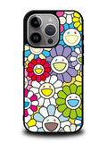 takashi murakami flowers colorful iPhone 14 Pro Max Case QC10222
