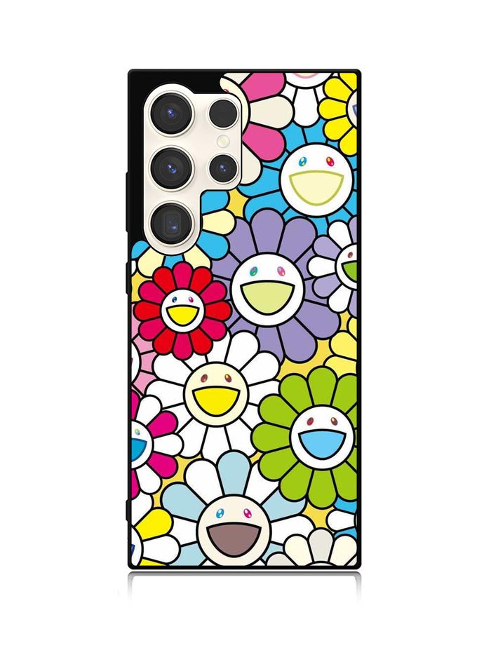 takashi murakami flowers colorful Samsung Galaxy S23 Ultra 5G Case QC10222