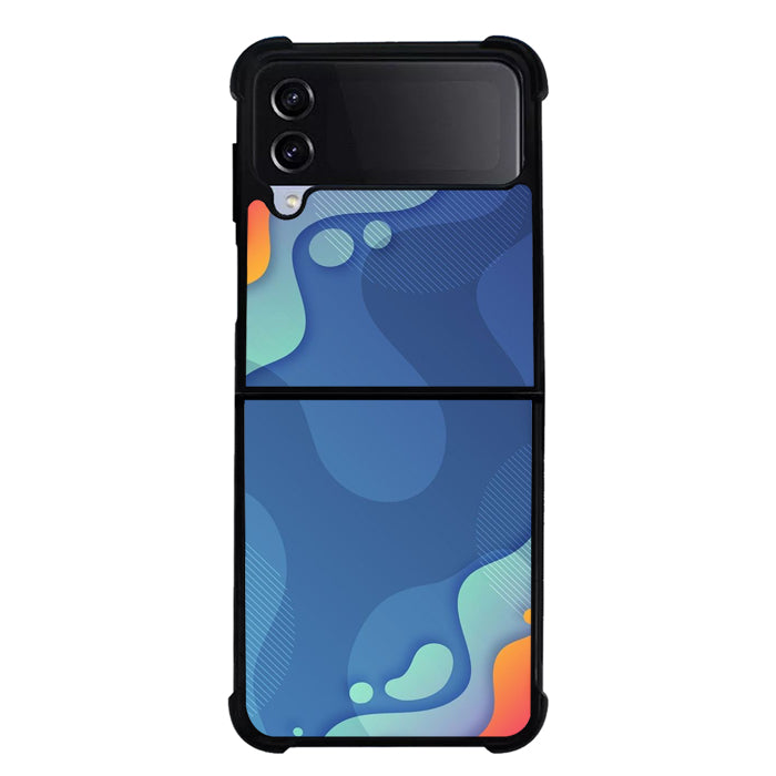 color gradient FLZ0440 Samsung Galaxy Z Flip 5 , Z Flip 4 , Z Flip 3 ,  Z Fold 5 , Z Fold 4 , Z Fold 3 5G Case