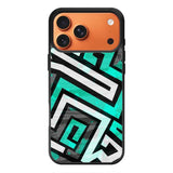 Geometric Blue FLZ0447 iPhone 17 Pro Case