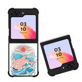 Cute Shark FLZ0475 Samsung Galaxy Z Flip 5 , Z Flip 4 , Z Flip 3 ,  Z Fold 5 , Z Fold 4 , Z Fold 3 5G Case