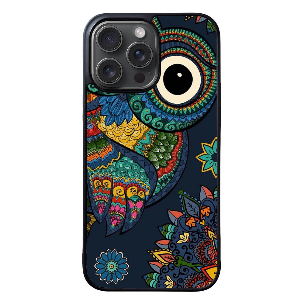 Owl Mandala Art FLZ0492 iPhone 15 Pro Max Case