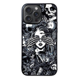 Nightmare Pattern FLZ0557 iPhone 15 Pro Max Case