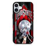ohio state buckeyes 8th iPhone 16 Plus Case