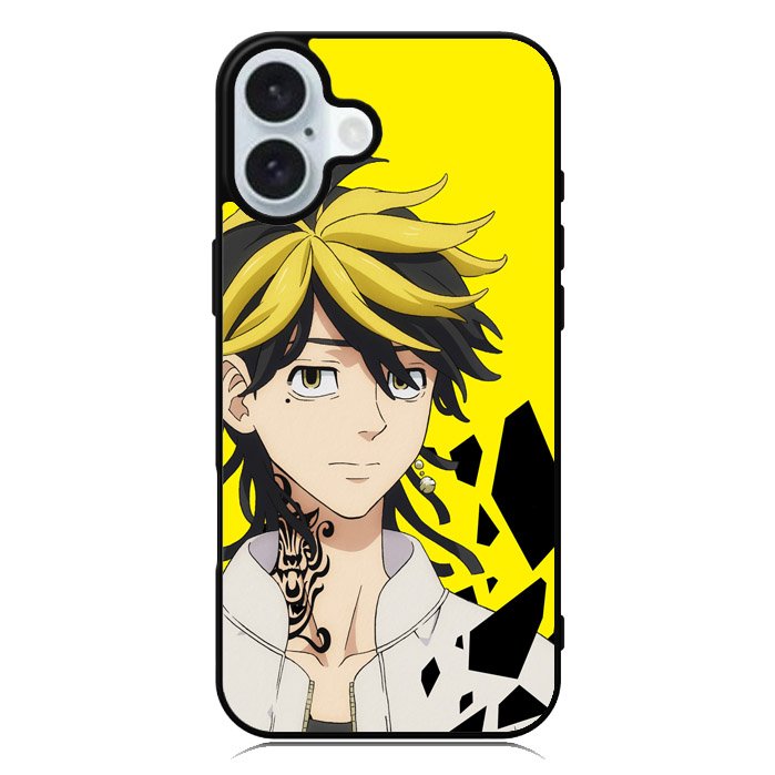 tokyo revengers kazutora iPhone 16 Plus Case QC9130