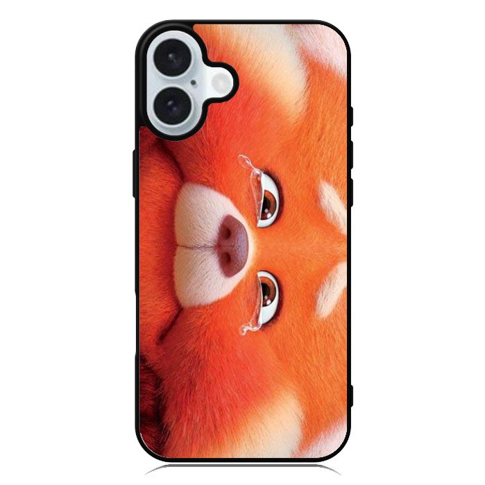 Turning Red Sad Face iPhone 16 Plus Case QC10744