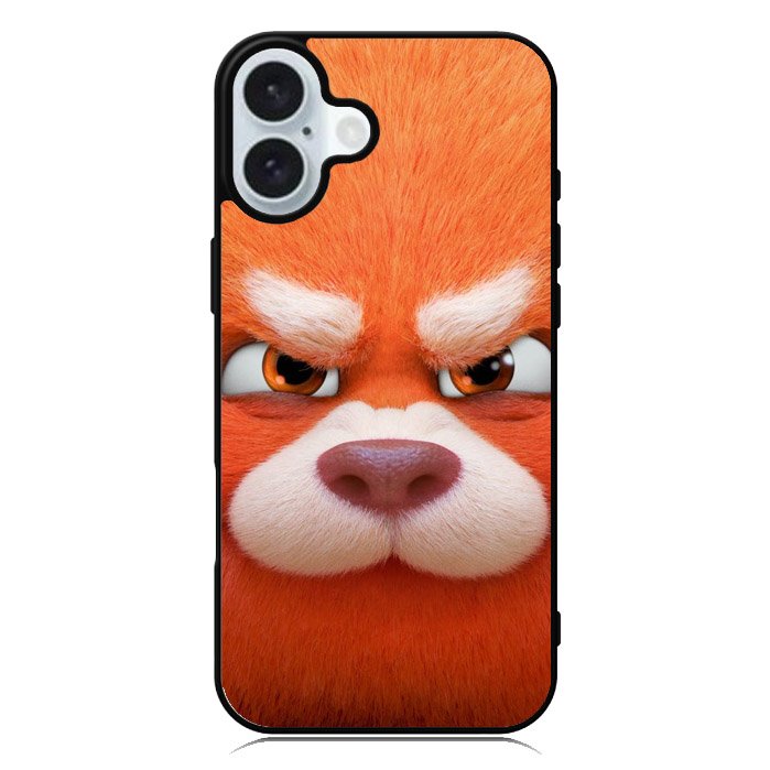 Turning Red Angry Face iPhone 16 Case QC10740