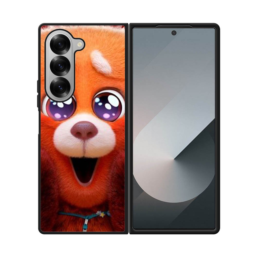 Turning Red Cute Face Samsung Galaxy Z Fold 7 5G Case QC10742