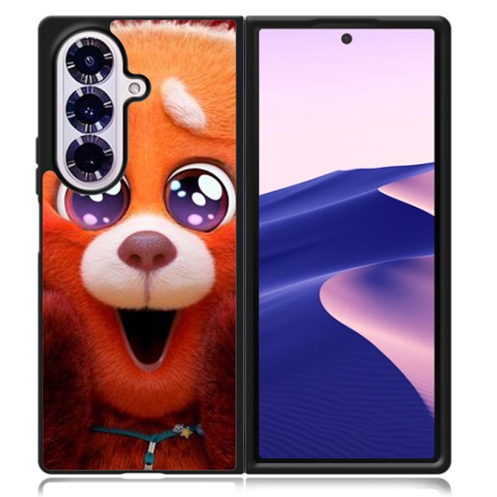 Turning Red Cute Face Samsung Galaxy Z Fold 7 Case OV10742