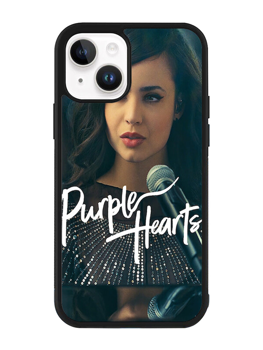 Purple Hearts iPhone 14 Plus Case QC10799
