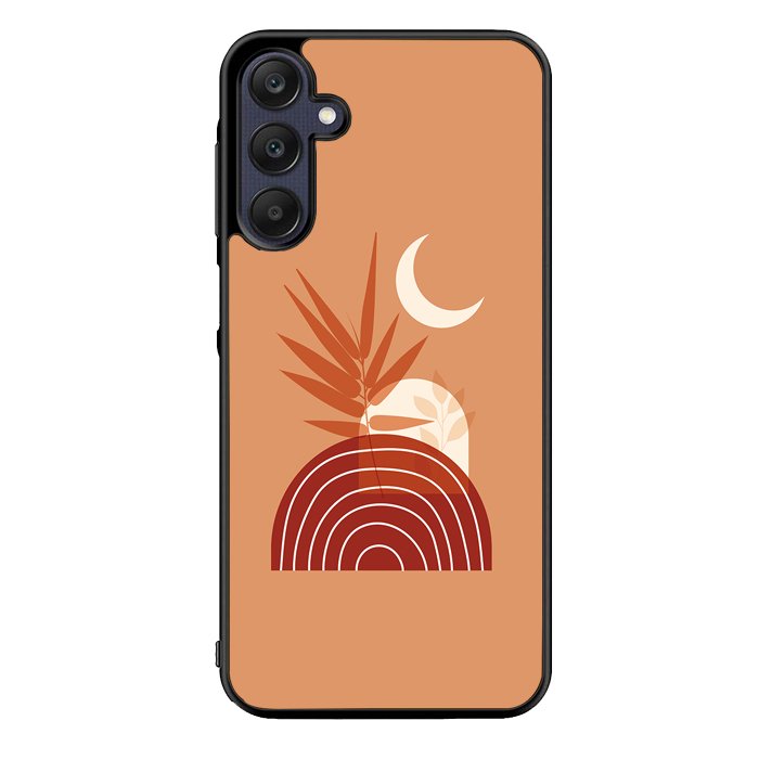 Geometric and Leaf Botanical FZ0225 Samsung Galaxy A25 5G Case