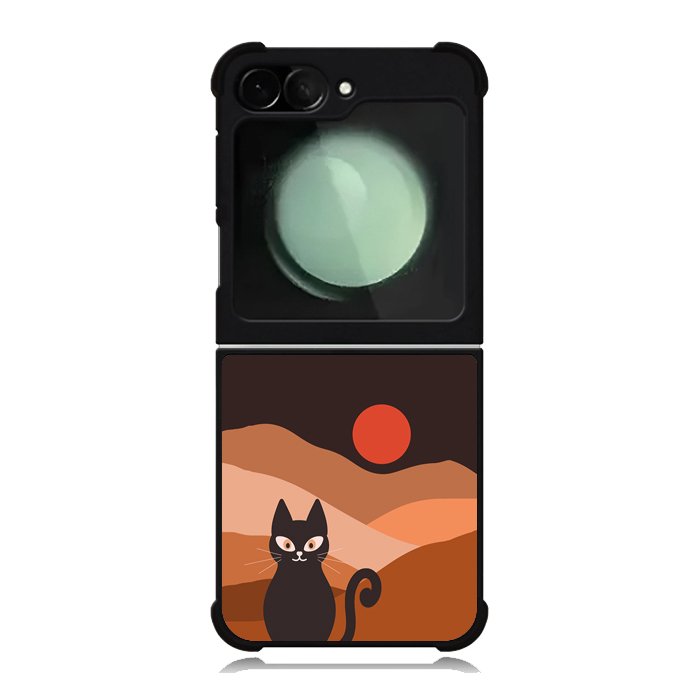 The Cat and Desert FZ0241 Samsung Galaxy Z Flip 6 2024 5G Case