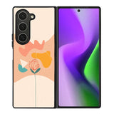 Rose Minimalist FZ0253 Samsung Galaxy Z Fold 6 2024 5G Case