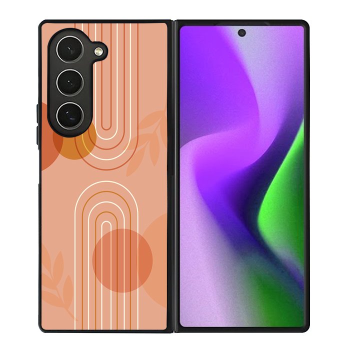 Abstract Line and Flower FZ0280 Samsung Galaxy Z Fold 6 2024 5G Case
