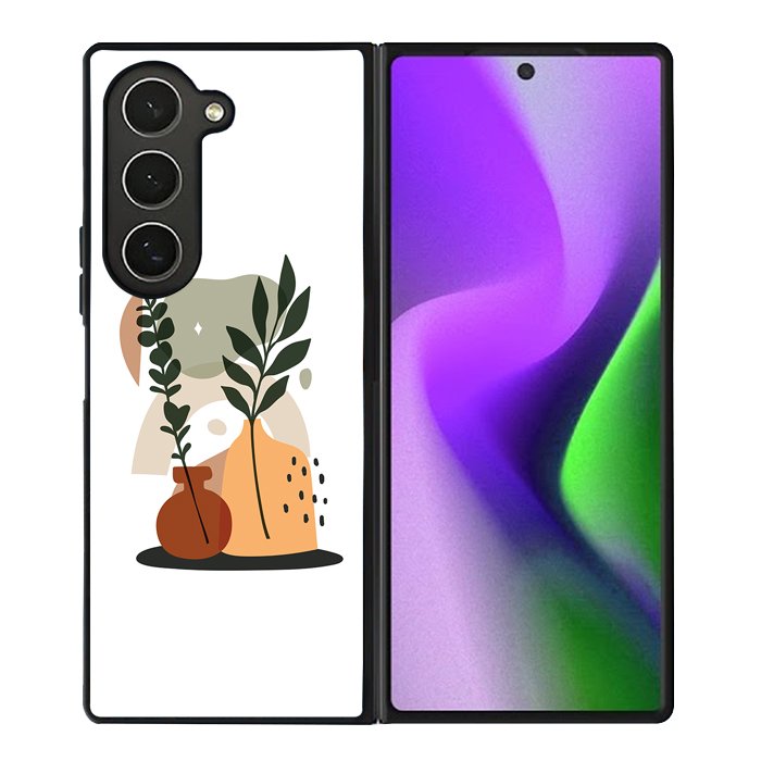 The Leaves of Vase FZ0282 Samsung Galaxy Z Fold 6 2024 5G Case